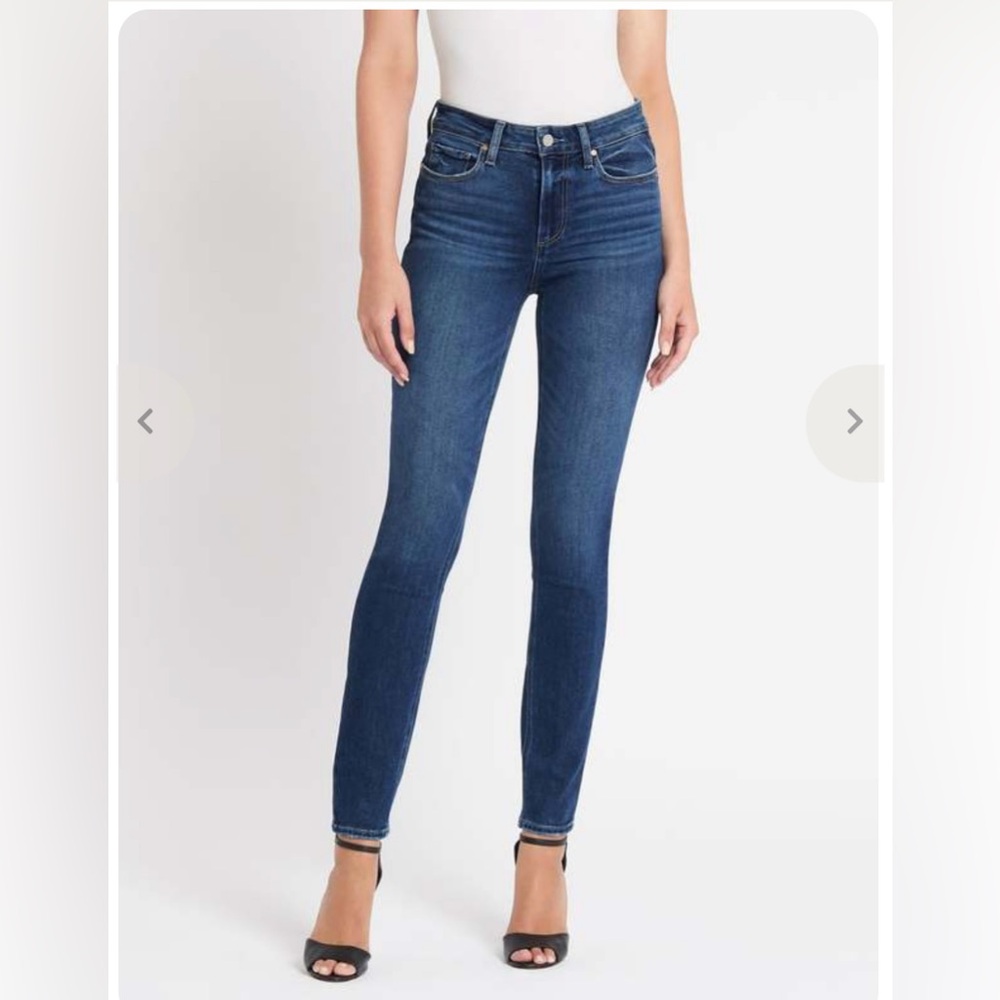 PAIGE ULTRA HIGH RISE SKINNY JEANS SIZE 24 NWT Hoxton Ultra Skinny $220 Classic